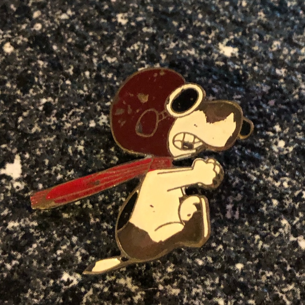Snoopy Flying Ace Vintage Enamel Pin